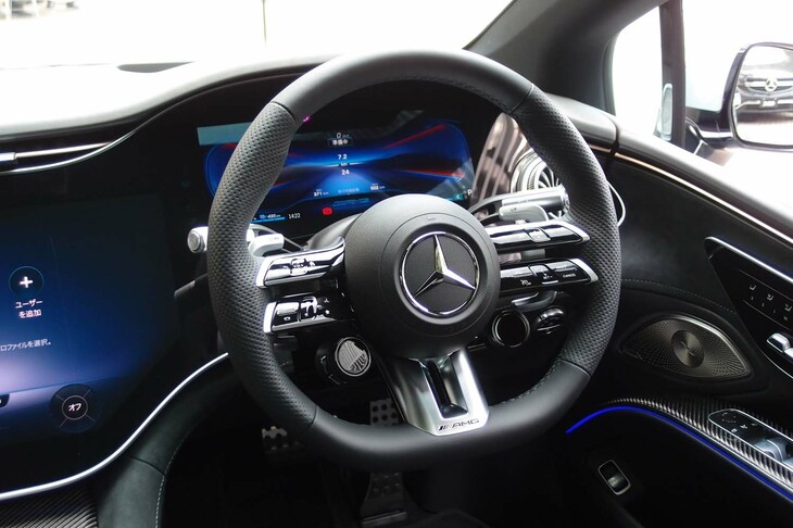 メルセデスAMG EQS53 4MATIC＋（ステアリングホイール）