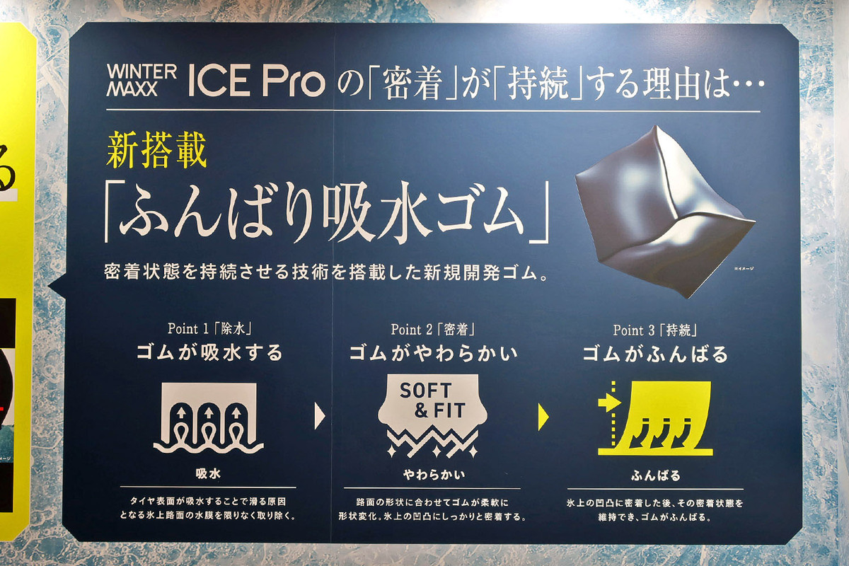 氷上性能を集中的にアップ ダンロップの新スタッドレスタイヤ「WINTER