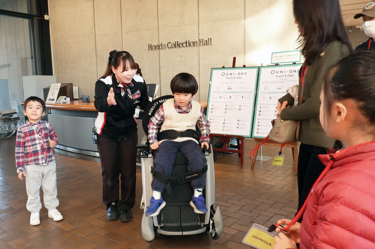 そんな「UNI-ONE（ユニワン）」だが、「ホンダコレクションホール」では試乗も可能。もてぎを訪れた際には、ぜひお試しあれ。
