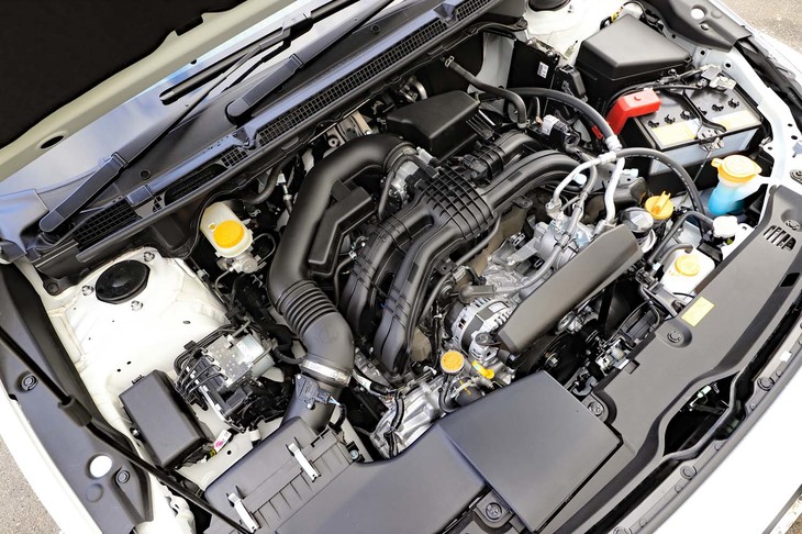 パワーユニットは2リッター水平対向4気筒の「FB20」型エンジン。最高出力154PSを発生する。