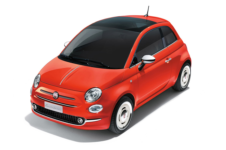 「フィアット500アニベルサリオ」（写真のボディーカラーは「オレンジ」）