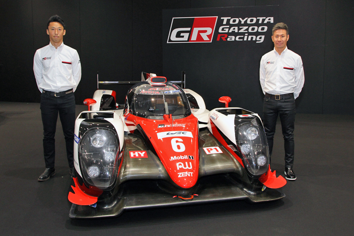 WECに「TS050 ハイブリッド」で参戦する中嶋一貴選手（写真左）と小林可夢偉選手（右）。