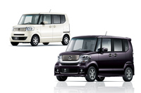 「Nシリーズ」の先駆けとなった初代「N-BOX／N-BOXカスタム」。2011年12月16日に発売された。
