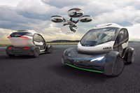 自動車開発で有名なイタルデザインが、エアバス・インダストリーと共同開発したコンセプト「ポップアップ」。2017年。（photo：Italdesign）