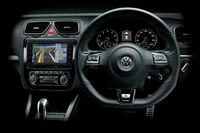 「VWシロッコ」にレカロシートを装着した限定車の画像