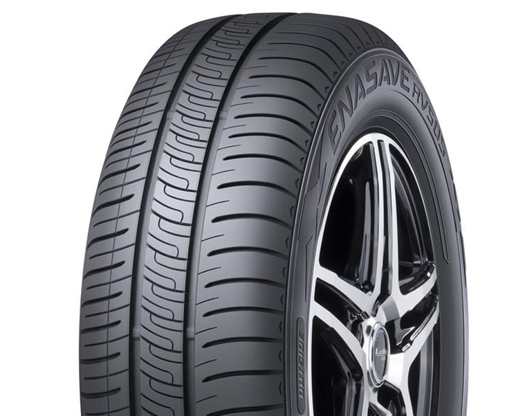 「エナセーブRV505」ではショルダー部のパターン剛性強化が図られており、グルーブは、サイズによって2本もしくは3本となる。