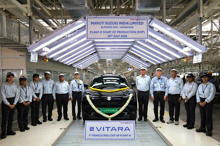 グジャラート州のハンサルプール工場では、2026年7月に年産25万台のD工場が稼働。さらにグジャラート州では、サナンド市に新たな工場を建てる計画も進められている。
