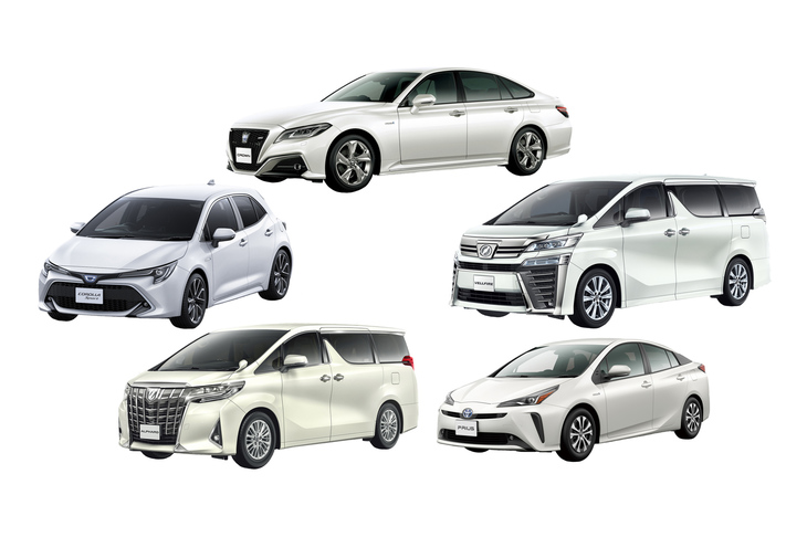 「KINTO ONE」では、5車種のトヨタ車の中からマイカー（？）を選ぶことができる。