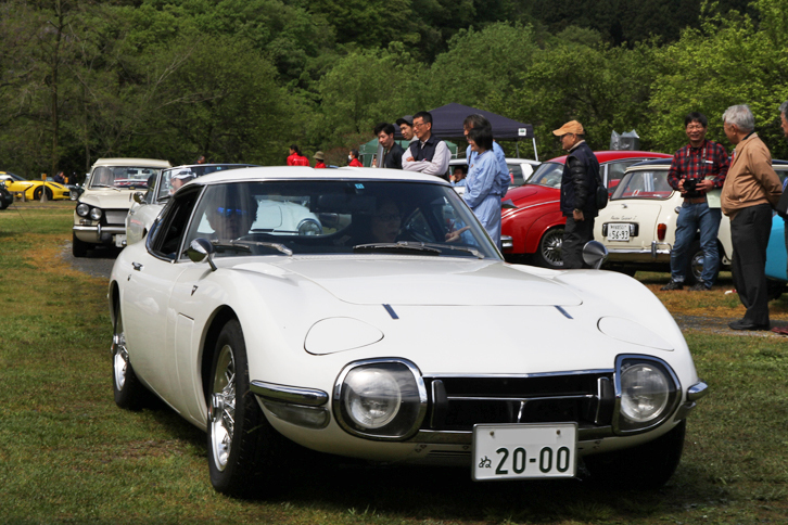 参加した数少ない日本車のうちの一台だった1967年「トヨタ2000GT」。