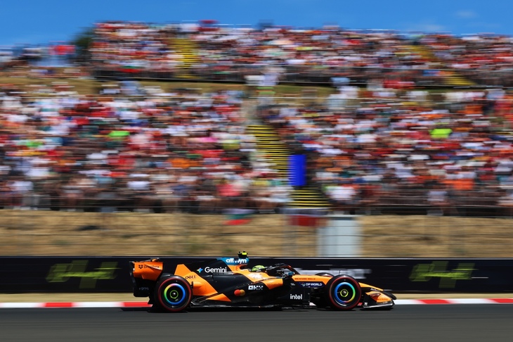 F1第11戦ハンガリーGPを制したマクラーレンのランド・ノリス。（Photo=McLaren）