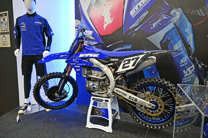 ヤマハYZ450FM　2023年全日本モトクロス選手権シリーズ IA1クラス　YAMAHA FACTORY INNOVATION TEAM ジェイ・ウィルソン選手仕様車両