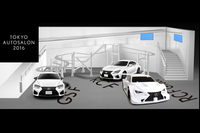 東京オートサロン2016における、レクサスブースのイメージ。