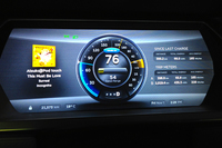 東京を出発してから398.9kmを後にした時点で、推定走行可能距離（Rated Range）は54kmとの表示。京都まで無事にたどり着けるだろうか？