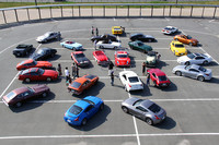 戦前型「ダットサン」「フェアレディSP」「フェアレディSR」歴代「Z」が一堂に会したこの写真こそ、恐らくMr.Kの心象風景そのものだ。自動車の世界に身を投じて70有余年のMr.Kはこれら1台1台のすべてに関わってきた。（写真＝DSCC／ダットサン・スポーツ・カー・クラブ中部）