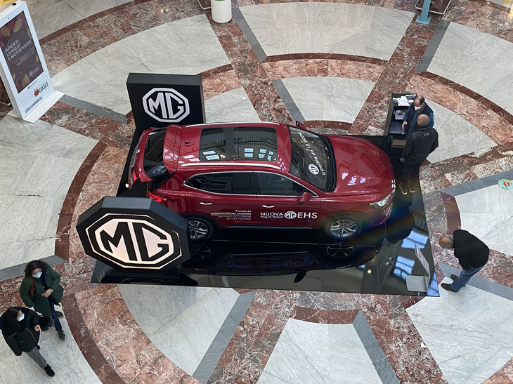 MGはイタリアで3年以内にシェア1％獲得を目指す。