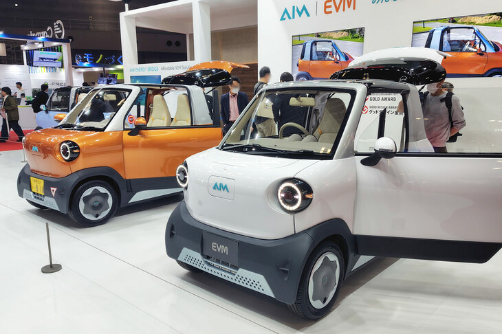 会場にはモビリティー産業への参入を目指すスタートアップの姿も。ただ「生産はどこで？」と尋ねると、その多くが「中国の〇〇ですね」とのこと。時流を思えば当然なのだけれど、ちょっと複雑な気持ちになってしまった。