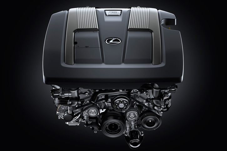 レクサスLS500（3.5リッターV6直噴ターボエンジン）