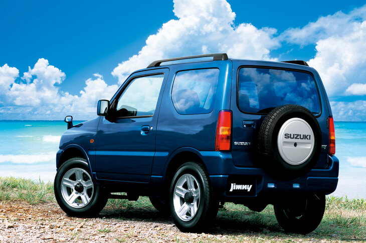 乗用車ライクなデザインもあって、今日ではイマイチ評判が高くない3代目「ジムニー」。しかし、実はwebCGほったの一番のお気に入りはこの世代。いずれ再評価される日が来ると信じている。