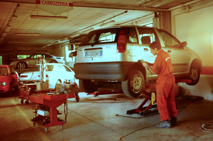 2003年夏、彼らの工場内を筆者が撮影したもの。