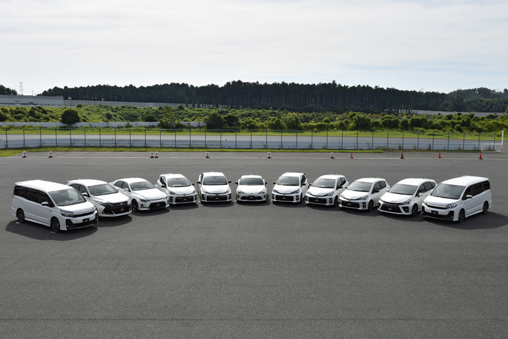 新たにラインナップされる、トヨタ「GRシリーズ」の主要モデル。