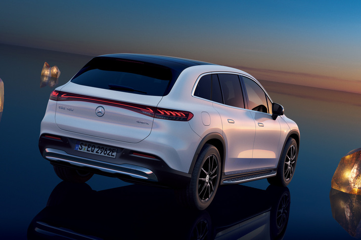 「EQS SUV」のCd値は0.26で、SUVとしては極めて優れた空力性能が実現されている。