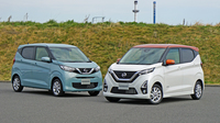 新型「日産デイズX」（写真左）と「デイズ ハイウェイスターX」（同右）。