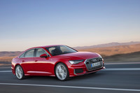 新型「アウディA6」は2018年3月のジュネーブモーターショーでデビュー。「A8」や「A7」の流れをくむ新世代デザインをまとう。