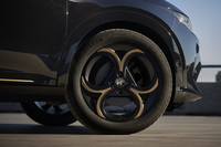 ゴールド仕上げの「18インチペタリアルミホイール」を装備。