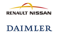 日産、ルノー、ダイムラーが戦略的提携を発表の画像