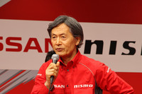 SUPER GTで日産系チームをまとめる柿元邦彦総監督。来年から車両規定が変わることを見据えた上で、今季のチーム体制を構築したという。