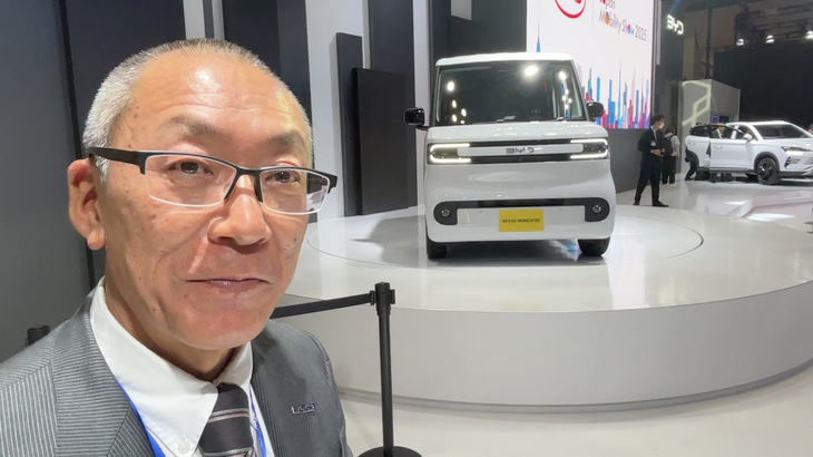 「BYDラッコ」のプロジェクトをいかに成功に導くかがミッションと語る田川さん。また次回も直撃させてください！