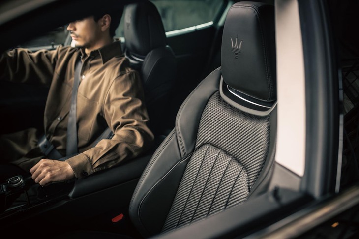 限定車「ペッレ イントレッチァータ」のシート。