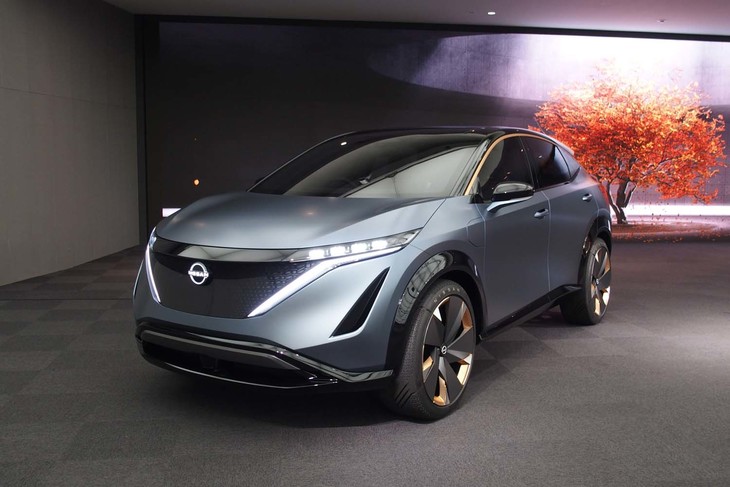 クロスオーバーEVのコンセプトカー「ニッサン アリア コンセプト」。