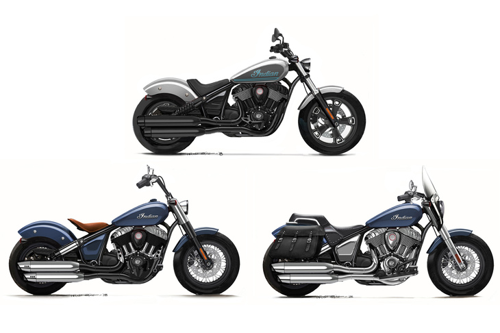 新型「チーフ」の初期のスケッチ。多少の違いはあるものの、すでに完成形（＝市販モデル）に通じるイメージを備えている。