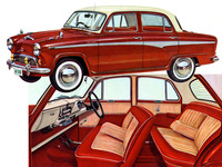 1955年から日産が生産した「A50ケンブリッジ」。このモデルから、全コンポーネンツが日本製となった。