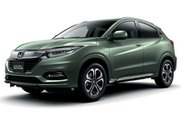 「ヴェゼル ハイブリッドZ・Honda SENSING」。写真はシルバーミストグリーン・メタリックのもの。