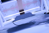 シャシーはシンプルなパイプフレーム構造。