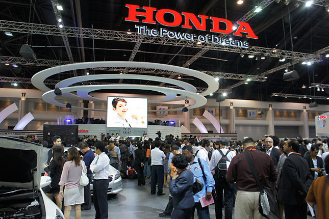 タイランド・インターナショナルモーターエキスポ2010 ホンダブースの様子。