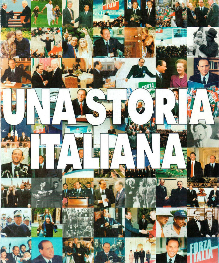 選挙権がないわが家にも配達されてきた『あるイタリア史』の表紙。2003年。