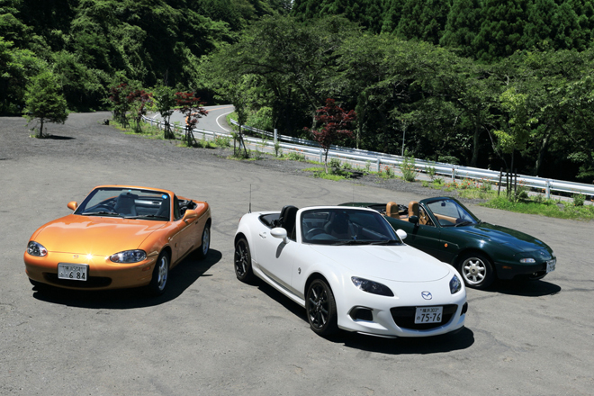 ユーノス・ロードスターVスペシャル／マツダ・ロードスターRS／マツダ・ロードスターRS【試乗記（後編）】