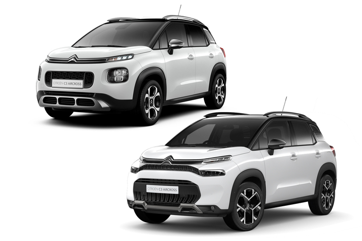 かわいらしかった「C3エアクロス」だが、2021年のマイナーチェンジでまさかのバッテン顔に……。