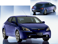 「WiLL」プロジェクトでは都合3台のコンパクトカーが開発・販売された。写真はスポーティーなスタイルが特徴の「WiLL VS」。