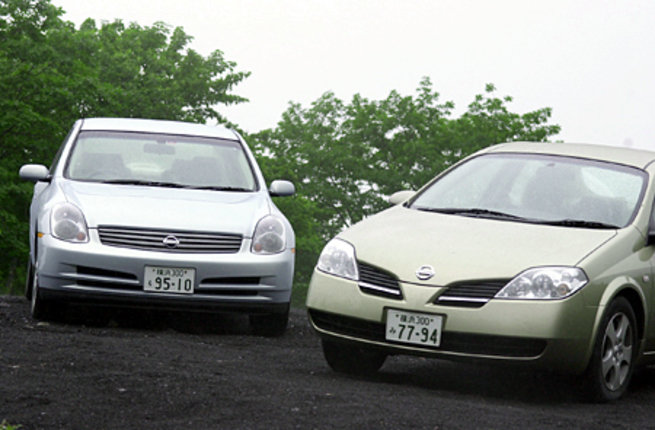 【スペック】日産プリメーラ20X（CVT）：全長×全幅×全高＝4565×1760×1480mm/ホイールベース＝2680mm/車重＝1300kg/駆動方式＝FF/2リッター直4DOHC16バルブ(150ps/6000rpm、20.4kgm/4000rpm)/車両本体価格＝226.0万円 