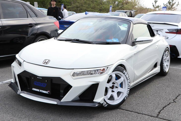 2024 RAYS FAN MEETING 参加車両（ホンダS660）