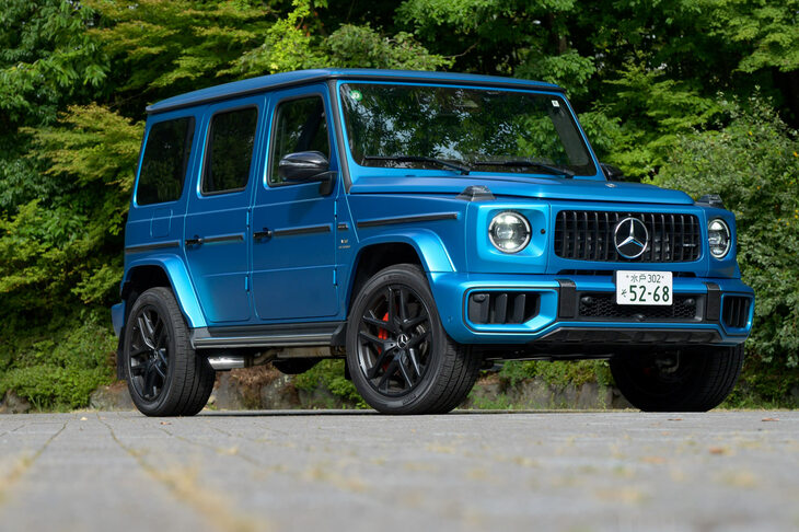 今も昔もお金持ちのステータスシンボルといえば「メルセデス・ベンツGクラス」。山や海、川に行くわけでもないのに、みんな“ゲレンデ”が大好きだ。（写真：向後一宏）