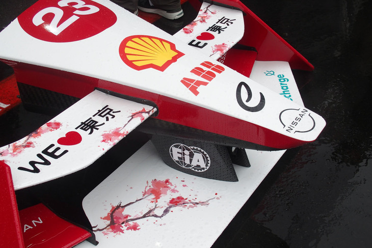 東京ラウンドに出場する「日産e-4ORCE 04」には、東京限定のカラーリングが採用される。