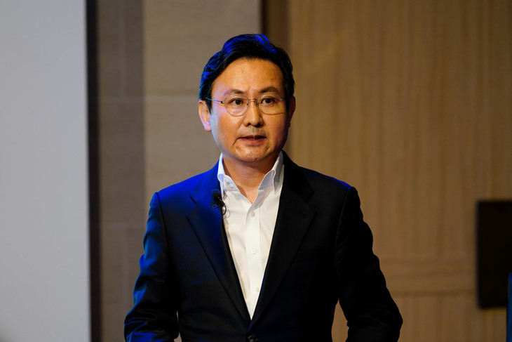 ヒョンデ モビリティ ジャパンの代表取締役社長チョ・ウォンサン氏。