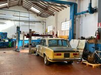 整備を待つ「1600スペシャルT」。