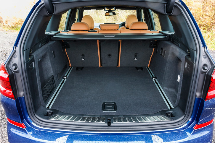 5人乗車時の荷室容量は550リッター。