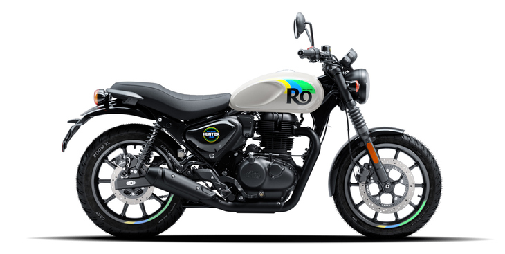 「リオ・ホワイト」の「ハンター350」。